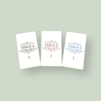 싯카드 테이블 ABCDE 자리카드 홀덤용품 홀덤펍 텍사스 게임