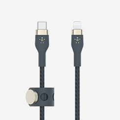 [벨킨공식수입원] 프로 플렉스 USB-C to 라이트닝 아이폰 고속 충전 케이블 2M CAA011bt2M