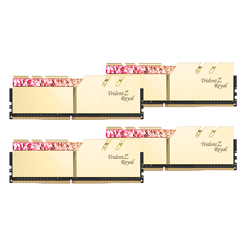 G.SKILL DDR4-3200 CL14 TRIDENT Z ROYAL 골드 패키지 (32GB(8Gx4))