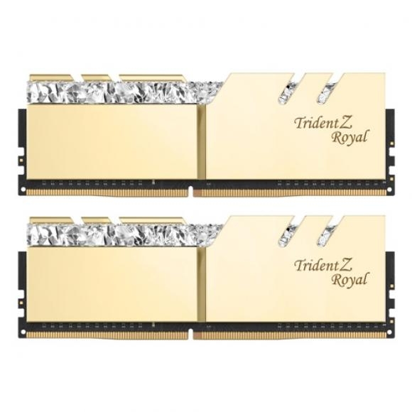 G.SKILL DDR4-3600 CL18 TRIDENT Z ROYAL 골드 패키지 16GB(8Gx2)