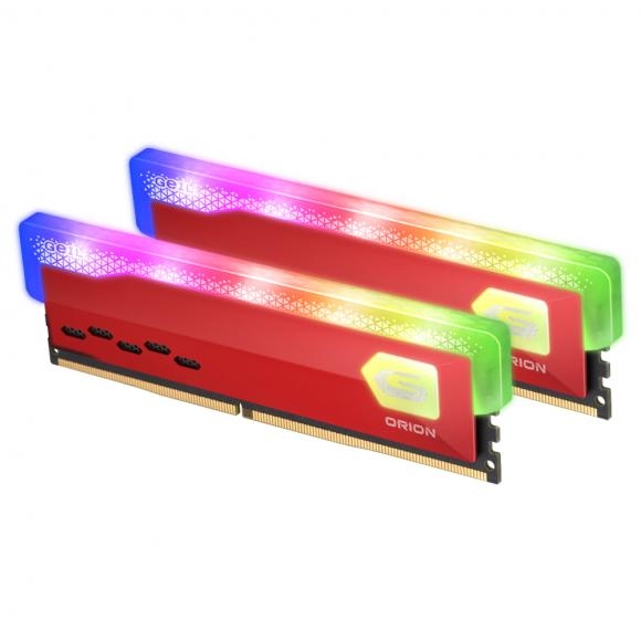 GeIL DDR4-3200 CL16 ORION RGB Red 패키지 16GB(8Gx2)