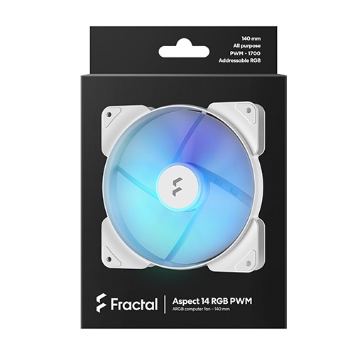 Fractal Design Aspect 14 RGB PWM 화이트 1팩