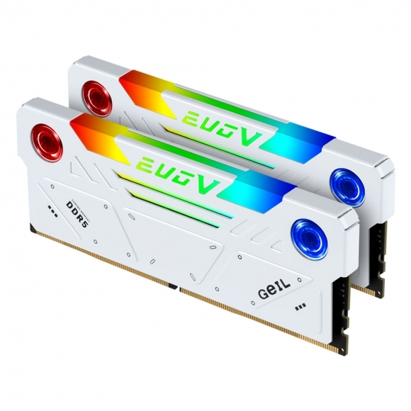 GeIL DDR5-6400 CL38 EVO V RGB 화이트 패키지 32GB(16Gx2)