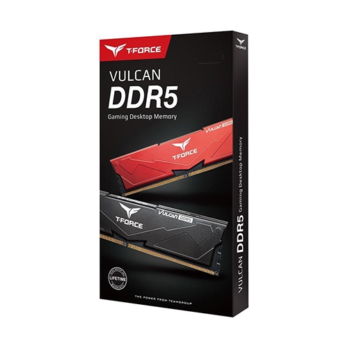 TEAMGROUP T-Force DDR5 5600 CL32 Vulcan 레드 패키지 32GB(16Gx2)