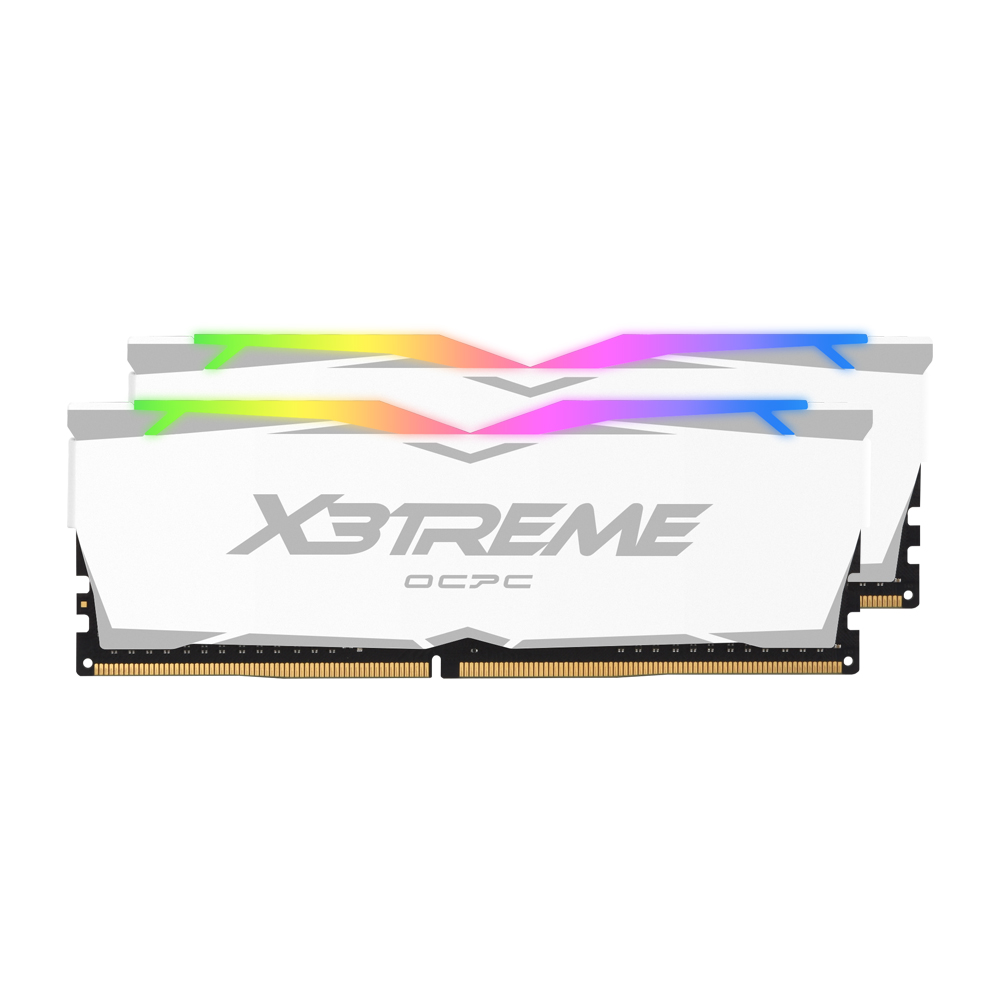 (DDR4 특가)OCPC DDR4-3200 CL22 X3TREME RGB WHITE 패키지 (16GB(8Gx2))