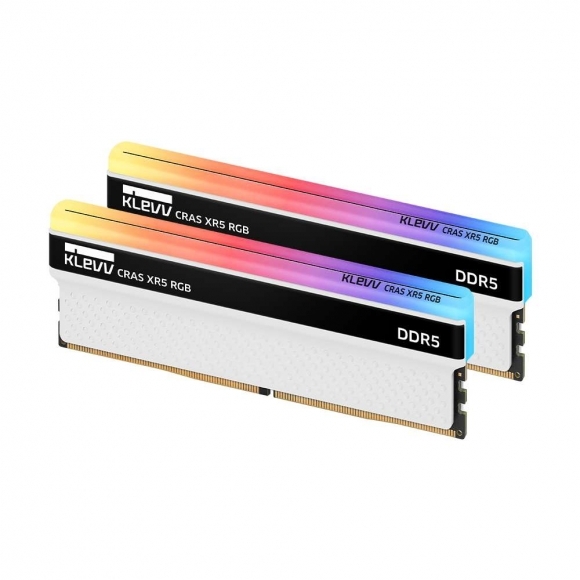 ESSENCORE KLEVV DDR5-6000 CL32 CRAS XR5 RGB 화이트 패키지 서린 (64GB(32Gx2))