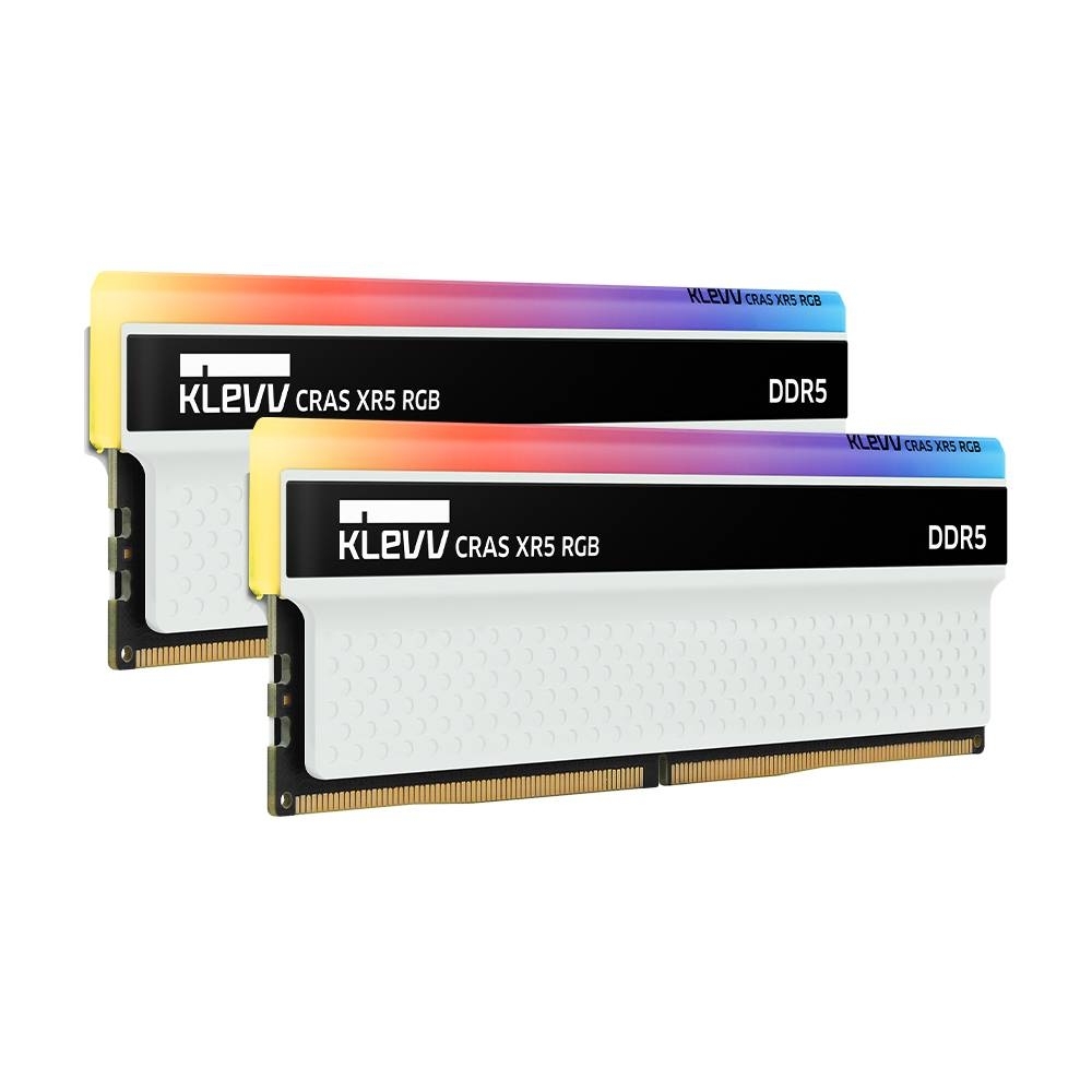 ESSENCORE KLEVV DDR5-8000 CL38 CRAS XR5 RGB 화이트 패키지 서린 32GB(16Gx2)
