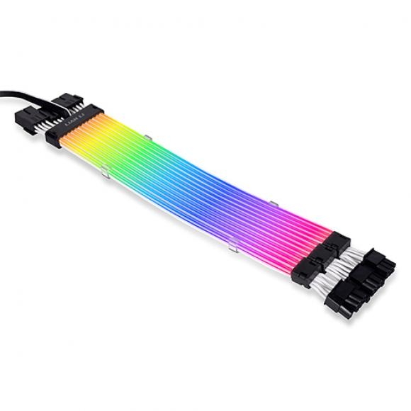 LIAN LI STRIMER PLUS V2 RGB TRIPLE 8핀 케이블 PW12-PV2, 0.3m