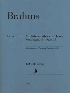 브람스 파가니니에 의한 변주곡 Op. 35 [HN 394] (Brahms Variations on a Theme by Paganini Op. 35)
