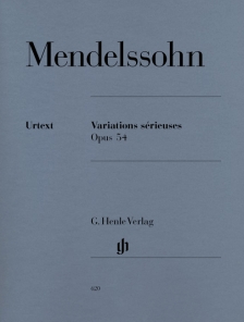 멘델스존 엄격 변주곡 Op. 54 [HN 620] (Mendelssohn Variations sérieuses Op. 54)