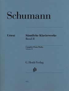 슈만 피아노 작품집 II [HN 922] (Robert Schumann Complete Piano Works Volume II)