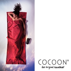 [CT72] 코쿤 여행용  사각라이너 - Cotton 100%  Monk´s Red