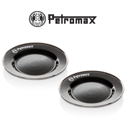 [PM-PX-PLATE-S] 페트로막스 에나멜 플레이트 캠핑용 접시(2개입) 블랙_22cm