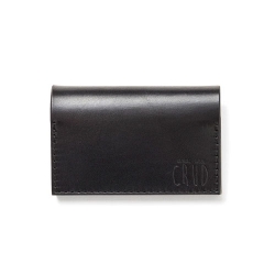 [P1825680-BK] 크루드 노르드레 카드 지갑 가죽 케이스 (블랙)