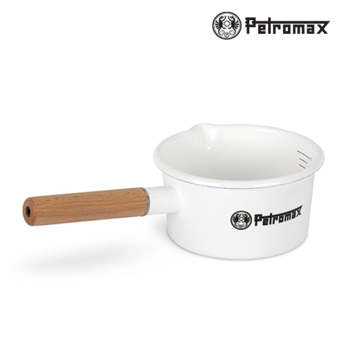 [PM-PX-PANEN1-W] 페트로막스 캠핑용 에나멜 팬 법랑냄비 1리터, 화이트